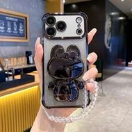 (Mirror Holder) 1pc Bracelet Phone Case Four-Corner Anti-Drop/Integrated Phone Case, Compatible With