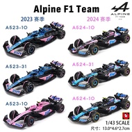 BWT Alpine Simulation Alloy Car Model Formula Car