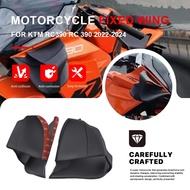 For KTM RC390 RC 390 2022-2024 Motorcycle Fixed Wing Spoiler Fairing Front Aerodynamic Wing Side Win
