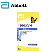 ABBOTT FREESTYLE OPTIUM BLOOD GLUCOSE Diabetes Sugar Test Strips #100 Strips