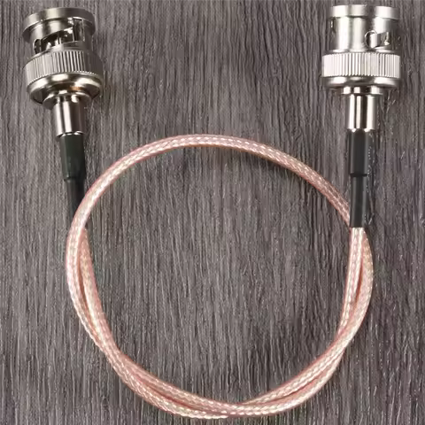 T79C 2Pcs 3G HD SDI Cable BNC Cable 30cm 75 Ohm for Cameras BMCC Video Equipment Supports HD-SDI 3G-