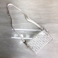 代購 法國時尚精品Dior迪奧亞克力透明小方包
