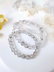 稀有羽毛黑銀鈦手串||黑銀鈦/手鍊/水晶/