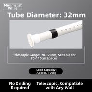 Non-drilling Telescopic Curtain Rod 4m