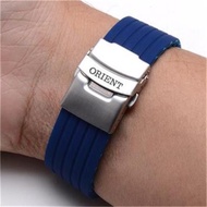 New★★ Suitable for Orient/Oriental double lion sports rubber watch strap men and women waterproof si