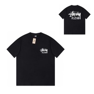 Ruo Bei Xuan Stussy เสื้อยืดกราฟิกกีฬาสำหรับผู้ชายและผู้หญิงเสื้อยืดแบบสตรีทลำลอง