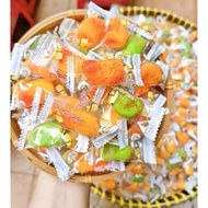 Mango Salted Chili Gummy Candy with Inner Filling - Mango Salted Chili Candy - Mango Gummy Candy