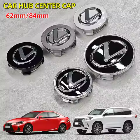 4Pcs 62mm/84mm Car Wheel Center Hub Caps Badge Rim Cover Emblem For Lexus IS250 IS200 CT200h GS300 L