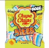 Chupa Chups Bites Tubes Sour จูปา จุ๊ปส์ เยลลี่ ผลไม้รวม รสเปรี้ยว 90g