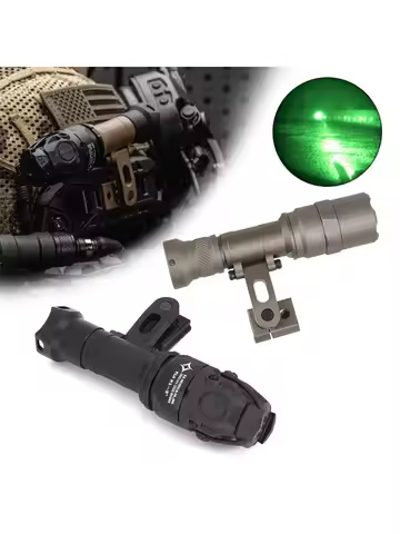 CNC SS MAX Helmet Mount For M300 M600 SureFire Flashlight Scout Light KIJI K1-10 IR Illuminator OPS-