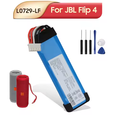 L0729-LF Replacement Battery For JBL Flip 4 JBL Flip4 Bluetooth Speaker Battery 3000mAh with Tools