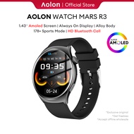 Aolon Mars R3 Smart Watch AMOLED Always On Display Custom Watch Face Running Pace Sports Smartwatch(