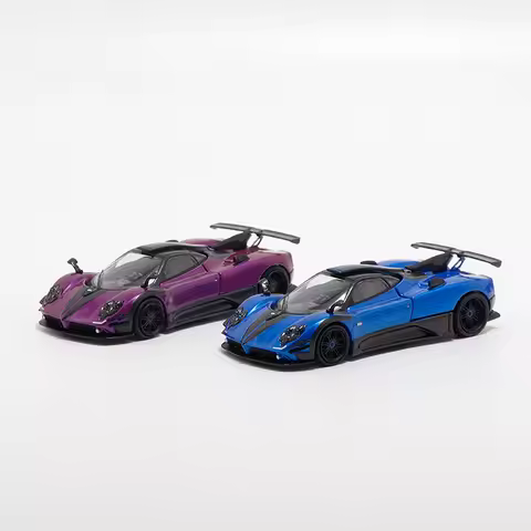HKM 1:64 Zonda 760 LH Openable Hood Diecast Diorama Car Model Collection Miniature