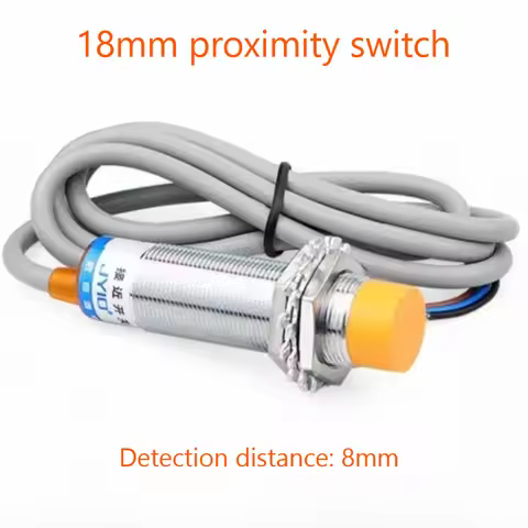 Proximity Wiring Harness Switch LJC18A3-B-Z M18 Cylindrical Capacitive Approach Sensor 8mm Detection