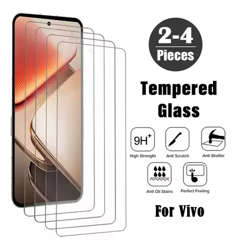 2-4Piece Screen Protectors for Vivo iQOO Z9 Turbo Plus Tempered Glass for iQOO Z9X Z8X Z7X Z6X Z5X F