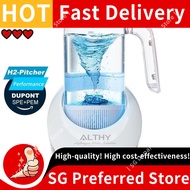 ALTHY Hydrogen Water Pitcher Generator Machine Jug SPE PEM Technology. Balanced Purified Water PH Le