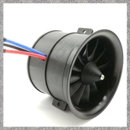 W5POWERFUN 70mm 12 Blades Ducted Fan EDF Unit with Brushless Motor for RC Airplane