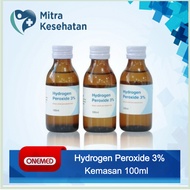 H2O2 Hydrogen Peroxide 3% OneMed 100ml