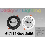 [AR111 Eyeball Casing] with LED Bulb High Power Recess Spotlight Eyeball Fitting Effect Ceiling Ligh