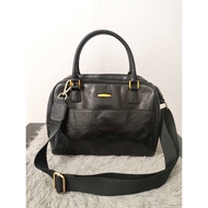 Oroton boston leather bag