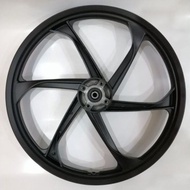 WAVE 125 WAVE125 125s 125x 125r / WAVE 100R-DISC SPORT RIM WAVE 125 (WITH BEARING &amp; BUSH) 1 PASANG BLACK-6 BATANG