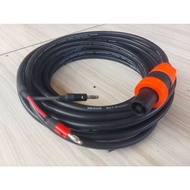 Banana To Jack Speaker Cable Speakon Orange B Cable 2x1.5 1, 2, 3, 5, 7 Meters