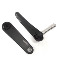 LEESE LES-MAX Carbon Fiber Crank Titanium alloy Spindle 24mm Bicycle Crankset Compatible Power Meter