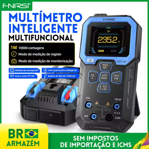 FNIRSI DMT-99 Digital Multimeter 9999 Counts Smart Professional Tester for 1000V Auto - range AC/DC 