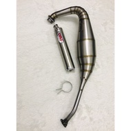 Kawasaki KR150 ZX150 RR150 KRZ ZSR Stainless Steel Performance Exhaust