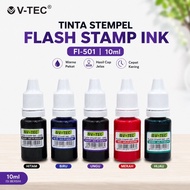 FLASH STAMP INK V-TEC FI-501/HT~BR~MR~VL~HJ 10ML