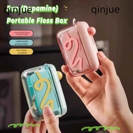 QINJUE Floss Dispenser, without Floss Automatic Ejectable  Floss Box, Oral Care Floss Organiser