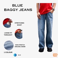 DC CLOTHING BAGGY JEANS(BLUE)