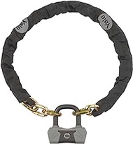 Yale YCL3/10/110/1 Chain Padlock Bicycle Lock, Black-Grey, 1100mm
