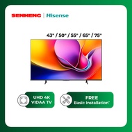 Hisense E6Q 4K UHD VIDAA TV Smart Television Televisyen 43" / 50" / 55" / 65" / 75"