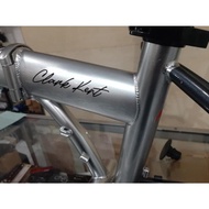 Cutting STICKER Bicycle FRAME Name SIGNATURE Quality BROMPTON SIGNATURE