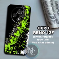 CC25 Flexible rubber softcase for OPPO Reno 12F/ Graphic Motif OPPO Reno 12F/case OPPO Reno 12F casi