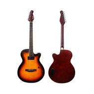 Kazuki Silent SA-40 กีตาร์โปร่งไฟฟ้า Kazuki Silent SA40 กีต้าร์ โปร่งไฟฟ้า 40 นิ้ว Cutaway