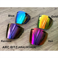 VISOR FOR ARC RITZ HELMET 2 TONE COLOUR
