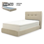 (JIJI.SG) LEONIE Foam Platform Bedframe with Headboard / Bed Frame / Single / Foam Bedframe / SG