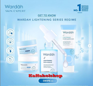 Wardah 1 paket lengkap glowing cerah plus serum 4 produk  BPOM,