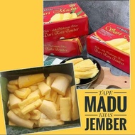 Tape Singkong Kuning Manis Sari Madu Oleh-oleh khas Jember 600gr 100% HALAL