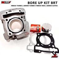 BRT NMAX TURBO AEROX TURBO NMAX NEO AEROX ALPHA 62MM Casting Block Bore Up Package