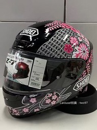 SHOEI Z7全烤漆安全帽黑櫻花全盔機車頭盔男女全罩全覆蓋情侶騎士用品摩托賽車跑盔重機騎乘日夜四季通用保暖通風透氣代購