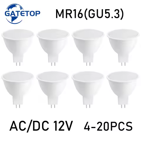 MR16 GU5.3 AC/DC 12V LED Spotlight Bulb Low Pressure 3W 5W 6W 7W Light 120 Degrees 38 Degrees Study 
