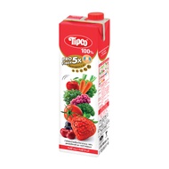 TIPCO Profiber น้ำผักผสมน้ำผลไม้ สูตรเชอร์รี่เบอร์รี่ Mixed Veggie & Cherryberry 100% ขนาด 1000 ml.