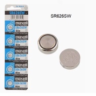 ถ่านนาฬิกา ถ่านเม็ดกระดุม Maxell  SR626SW 1.55V ของแท้ 100% !! (เม็ด/แผง)