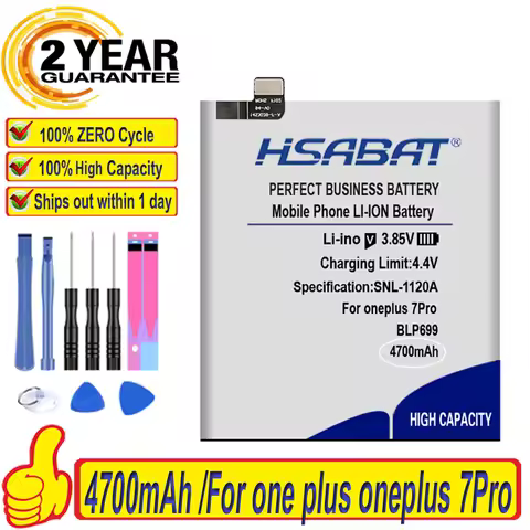 Top Brand 100% New 4700mAh BLP699 Battery for one plus oneplus 7Pro 7 Pro 7 Plus 7Plus 7 Batteries +