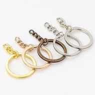 C48 Key Ring With Chain Size 30mm Length 55mm For Diy Keychains Handicrafts Accessories