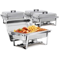 Buffet Food Container / Buffet Square Chafing Dish / Container with various compartments / 1 Box 4 S