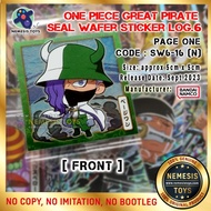 One Piece Great Pirate Seal Wafer Sticker LOG.6 SW6-16 Page One